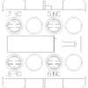 Bloco Contato Auxiliar Siemens 3RH2911-1FB11 Frontal | 2NA + 2NF SIRIUS - Imagem 2