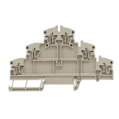 ZDLD 2.5-2N Conector Mola Triplo Bege Weidmuller 1782300000