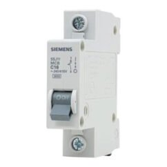 Disjuntor Siemens 5SJ1110-7MB 10A | Curva C | 1 Polo | 3kA | Linha 5SJ Miniatura