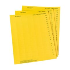 Etiqueta Metálica Amarela Siemens S7-1500 35mm | 6ES7592-2CX00-0AA0