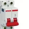 Disjuntor Bipolar Steck 50A Curva C | Proteção Termomagnética | 400V - Imagem 2