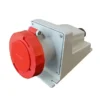 Tomada Industrial Steck N4506 Fêmea 3P+T 63A 380/440V 6H Vermelho - Imagem 2